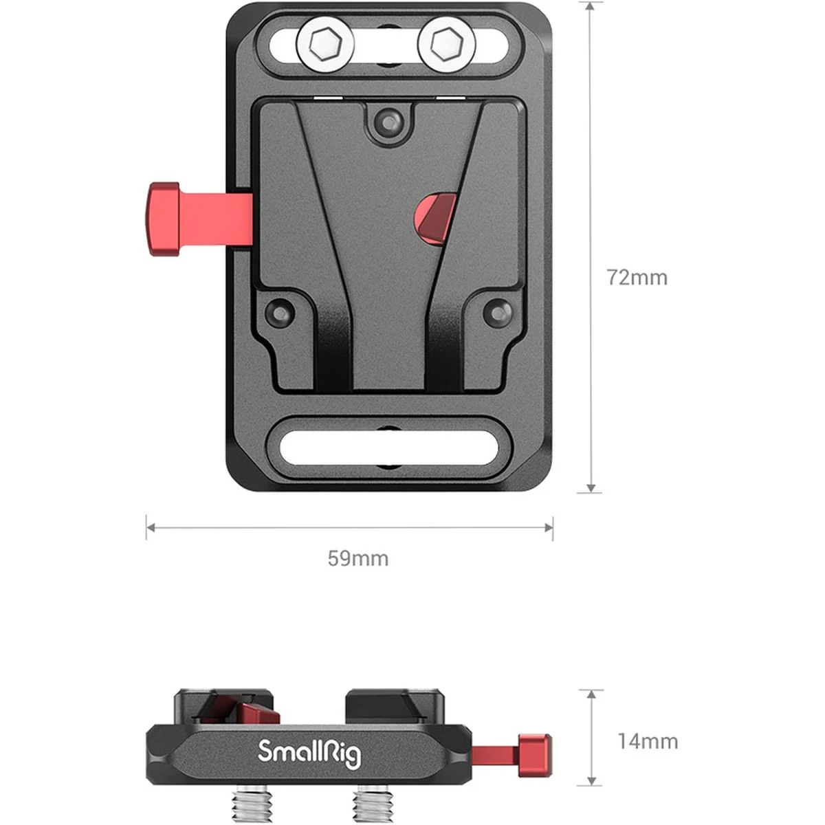 SmallRig 2987 Mini V Mount Battery Plate - Image 3