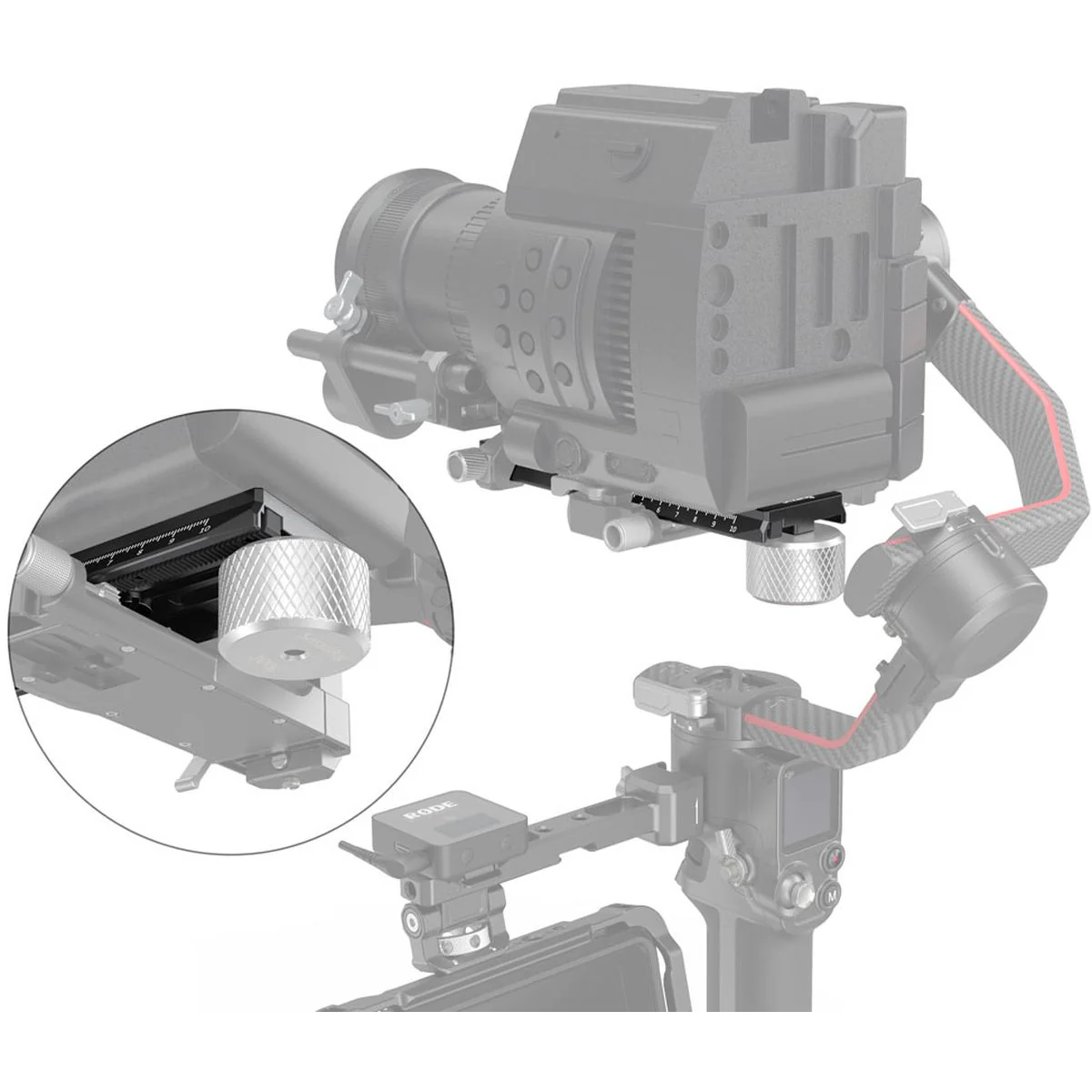 SmallRig 3031 Extended Quick Release Plate For DJI RS 2 - Image 4