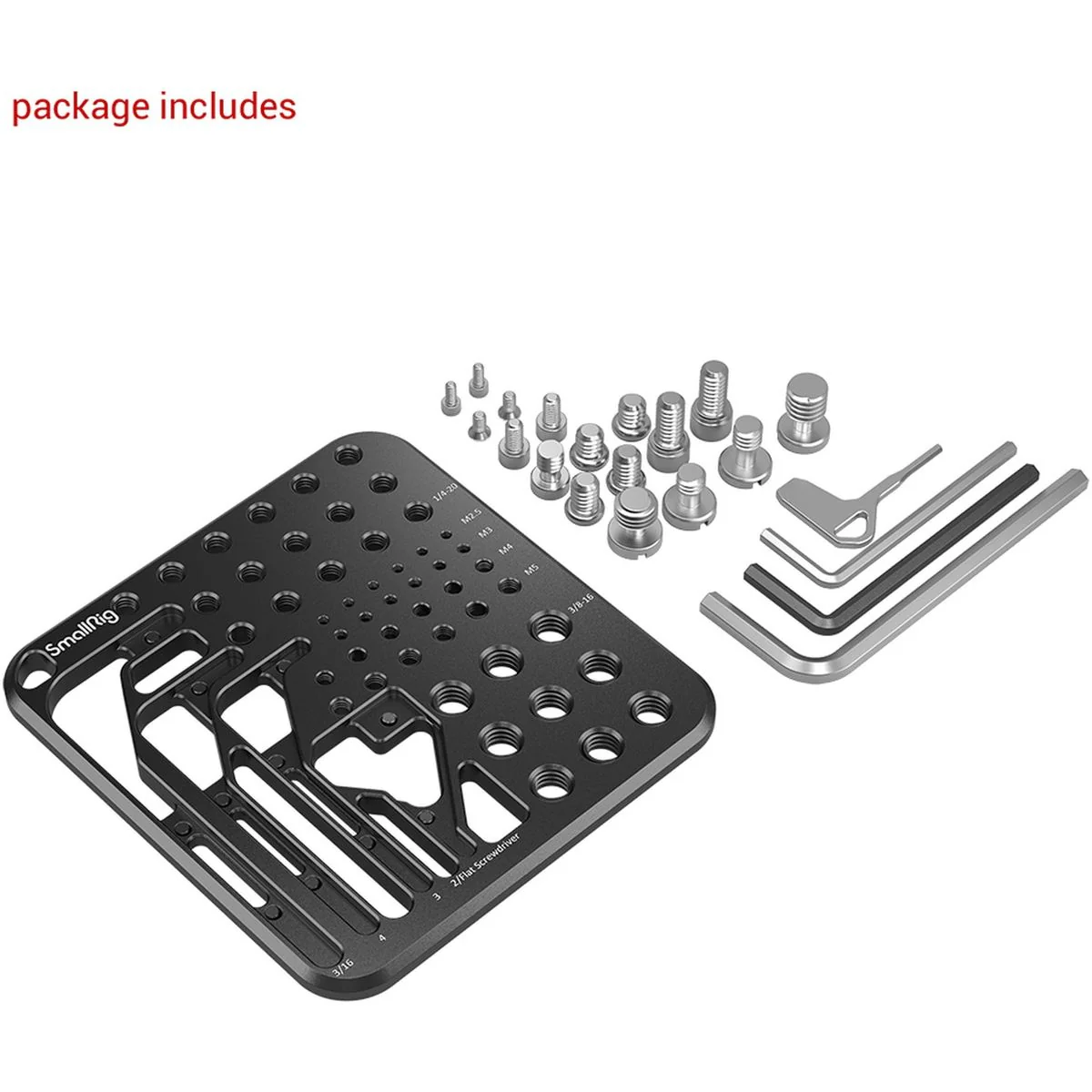 SmallRig 3184 Screw And Hex Key Storage Plate - Image 3