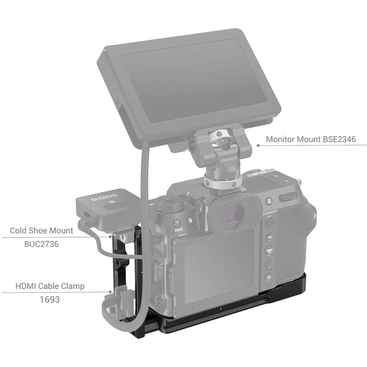SmallRig 3232 L-Bracket For Fujifilm GFX 100S Camera - Image 3