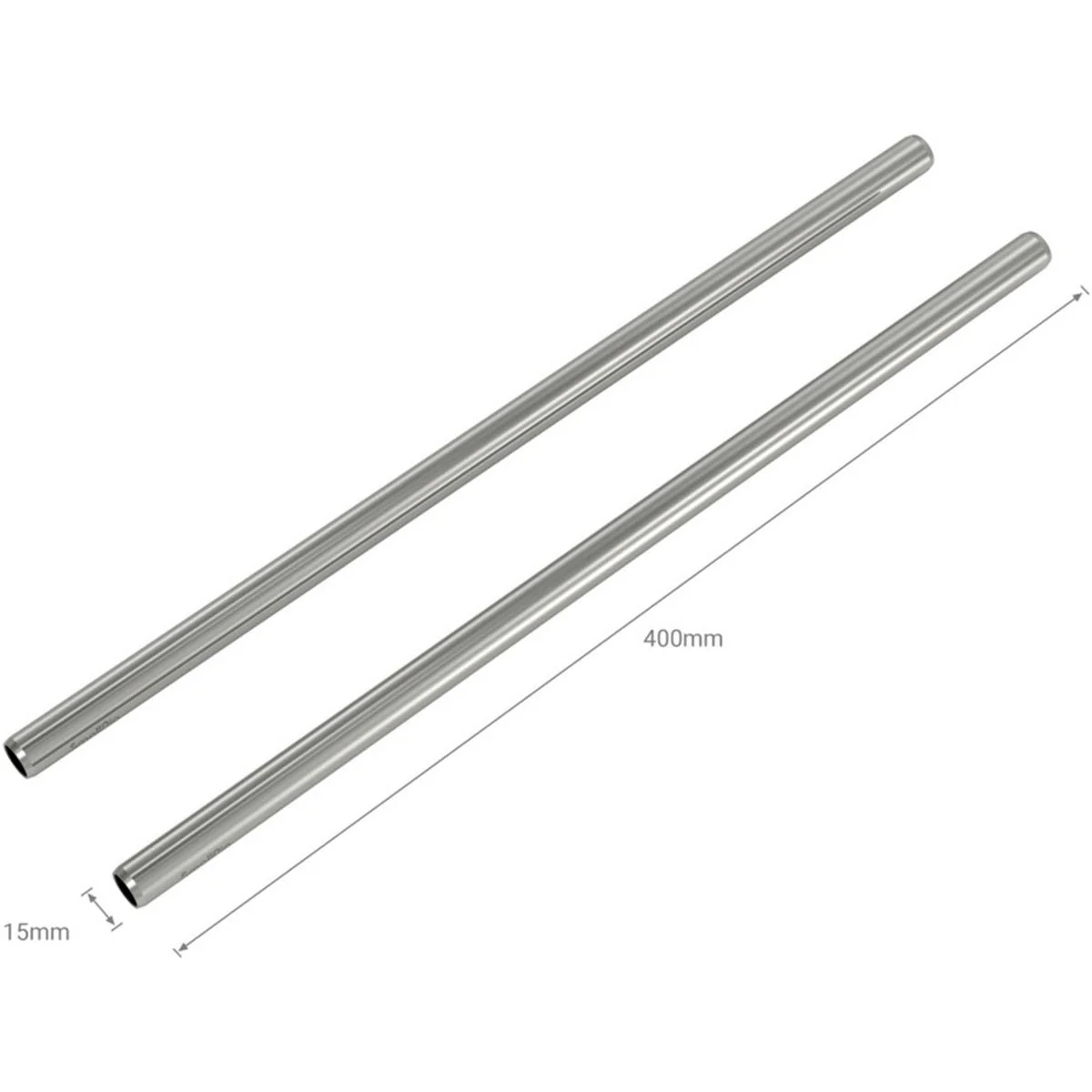SmallRig 3684 15mm Stainless Steel Rod - 40cm 16 (2pcs) - Image 4