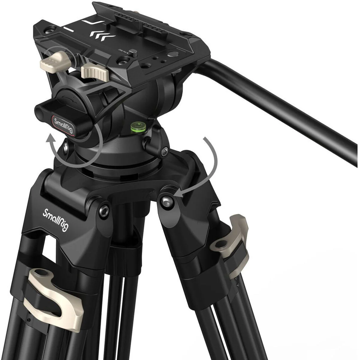SmallRig 3751B Heavy-Duty Fluid Head Tripod AD-01 - Image 2