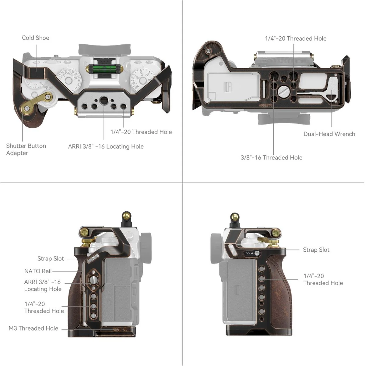 SmallRig 3870 Retro Cage For Fujifilm X-T5 - Image 2
