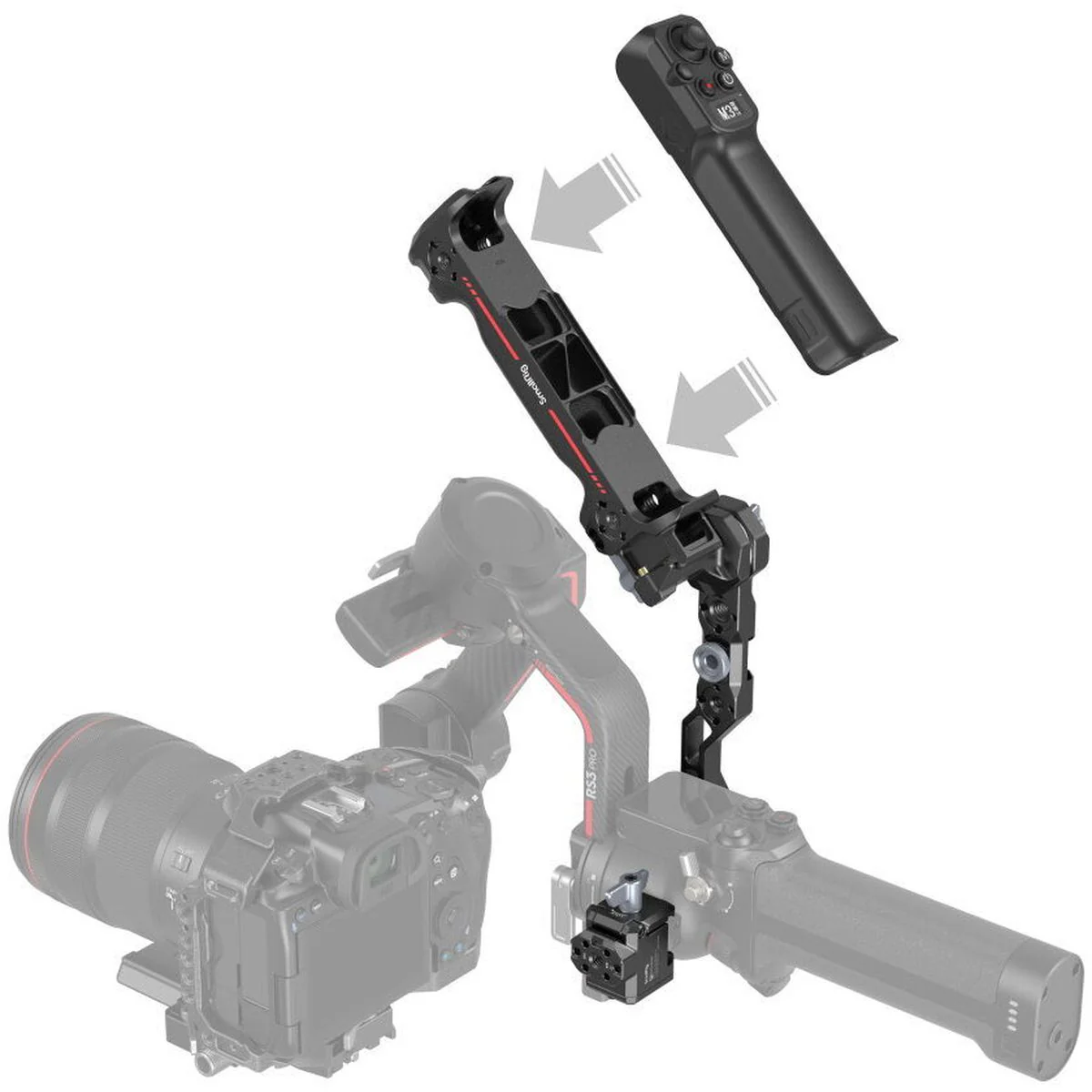 SmallRig 3919 Wireless Control Sling Handgrip For DJI RS Ser - Image 4