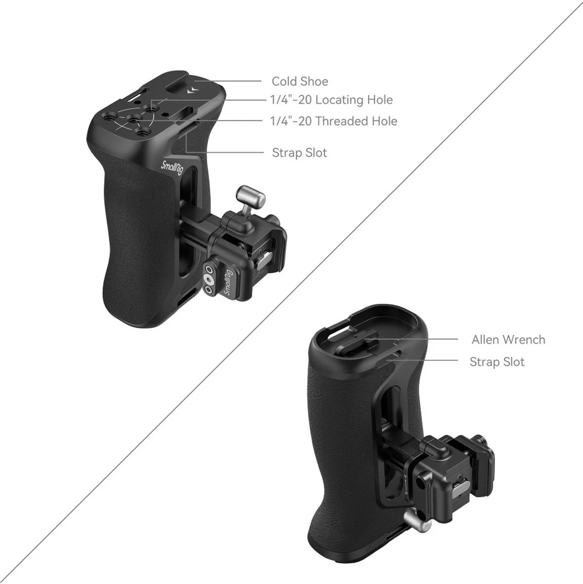 SmallRig 4017 Snap-On Quick Lock Nato Side Handle - Image 5