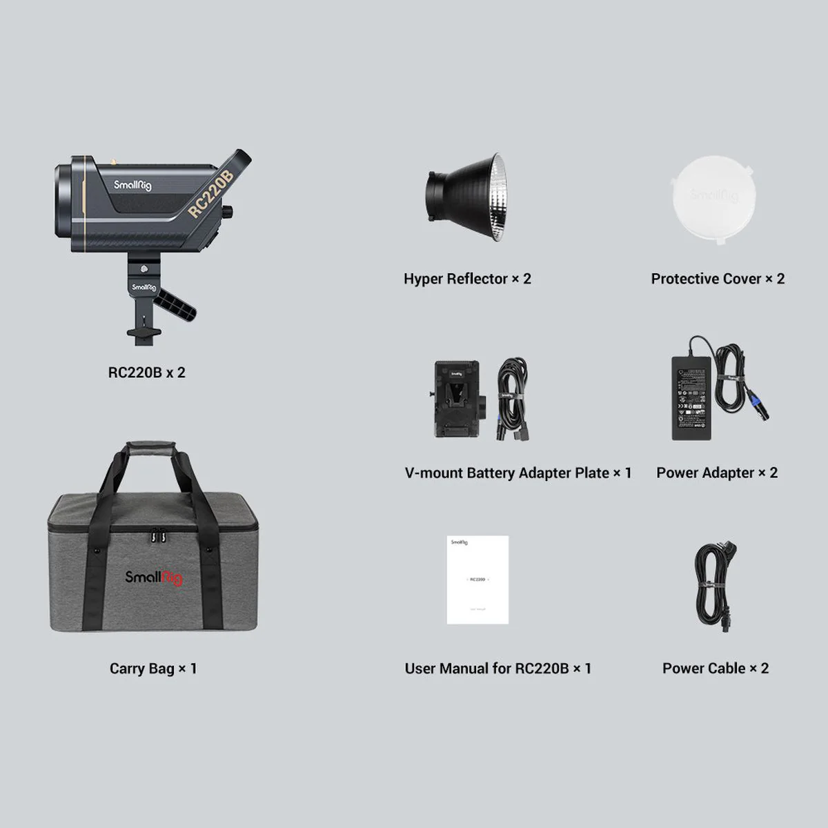 SmallRig 4026 RC220B 2 Light Kit - Image 3