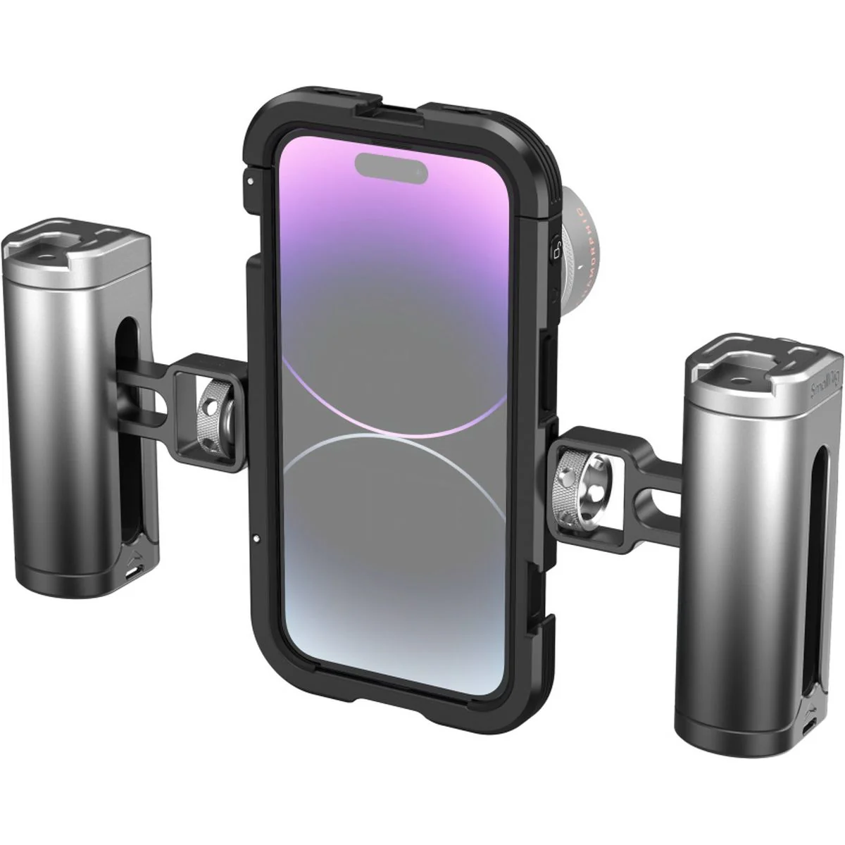 SmallRig 4076 Mobile Video Cage Kit (Dual Handheld) For iPho - Image 2