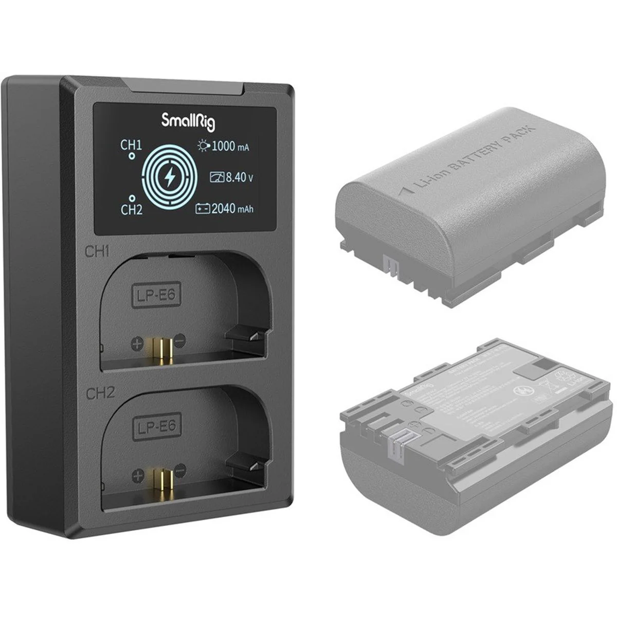SmallRig 4084 LP-E6NH Camera Battery Charger - Image 2