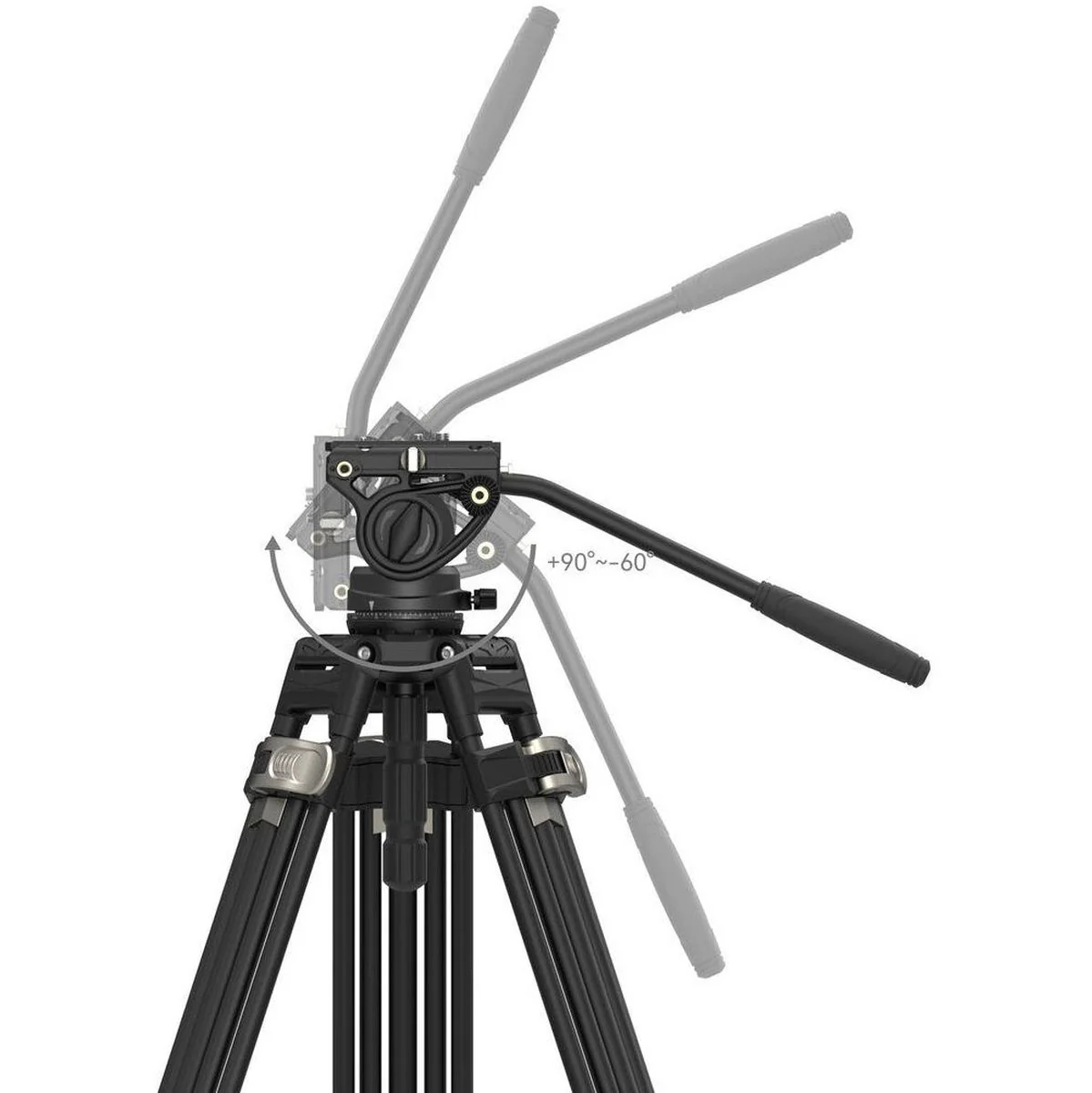 SmallRig 4163 Freeblazer Heavy-Duty Aluminum Alloy Tripod Ki - Image 4