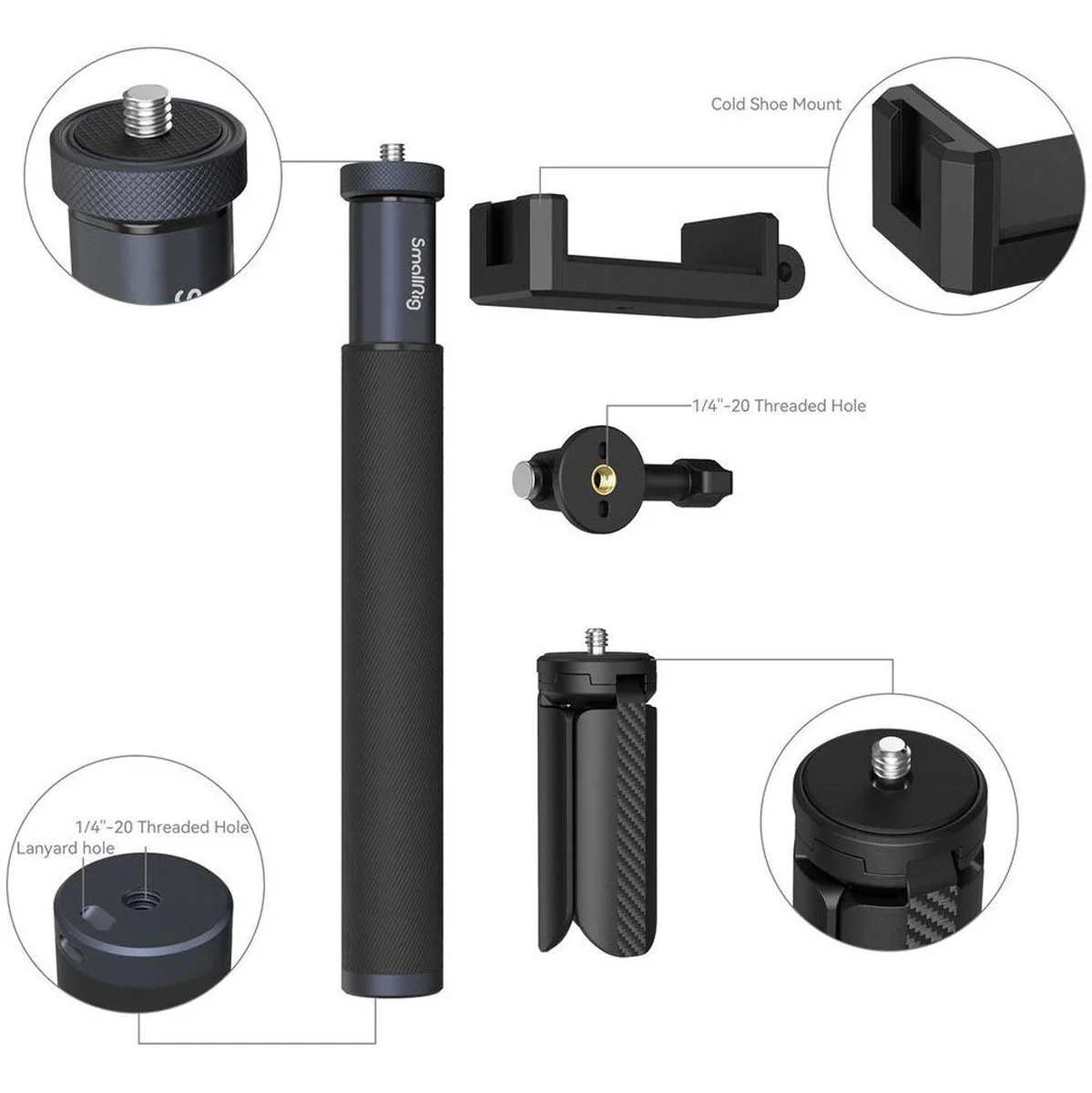 SmallRig 4192 Selfie Stick For Action Cameras - Image 4