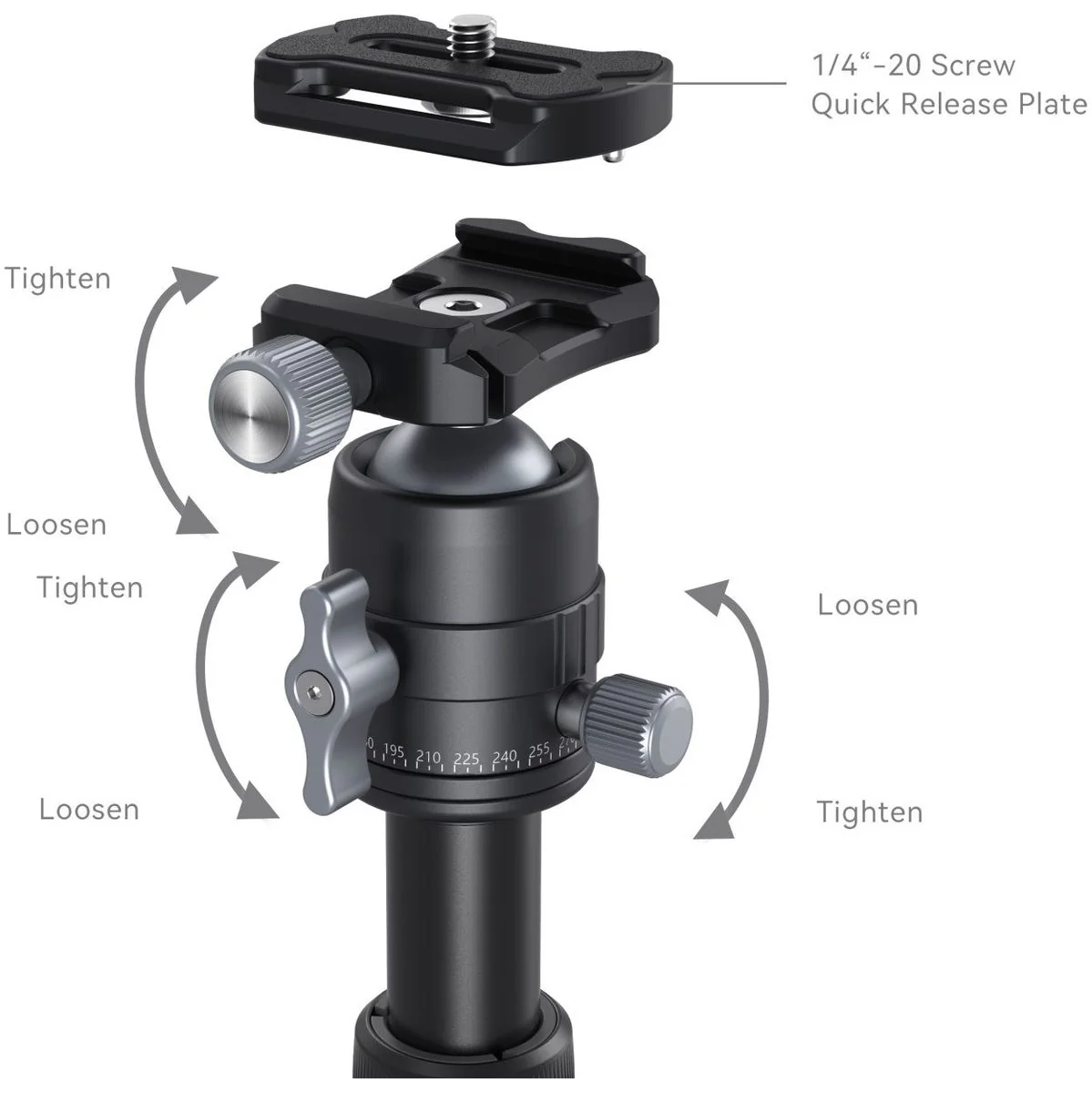 SmallRig 4289 Aluminum Mini Tripod VT-20 - Image 4
