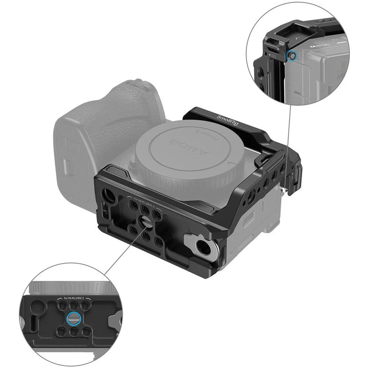 SmallRig 4337 Half Cage For Sony Alpha 6700 / 6600 / 6500 / - Image 5
