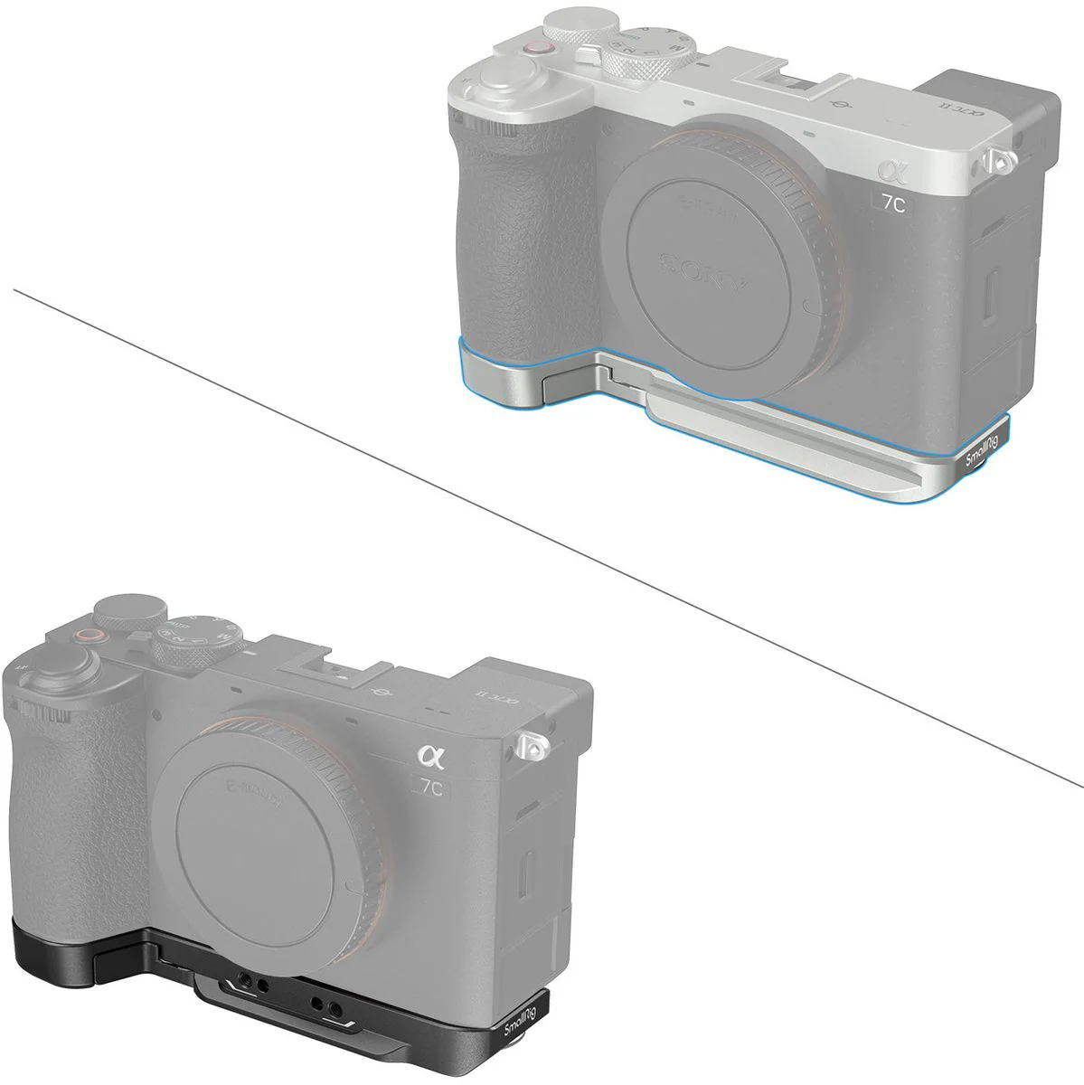 SmallRig 4438 Bottom Mount Plate For Sony Alpha 7C II / Alph - Image 2