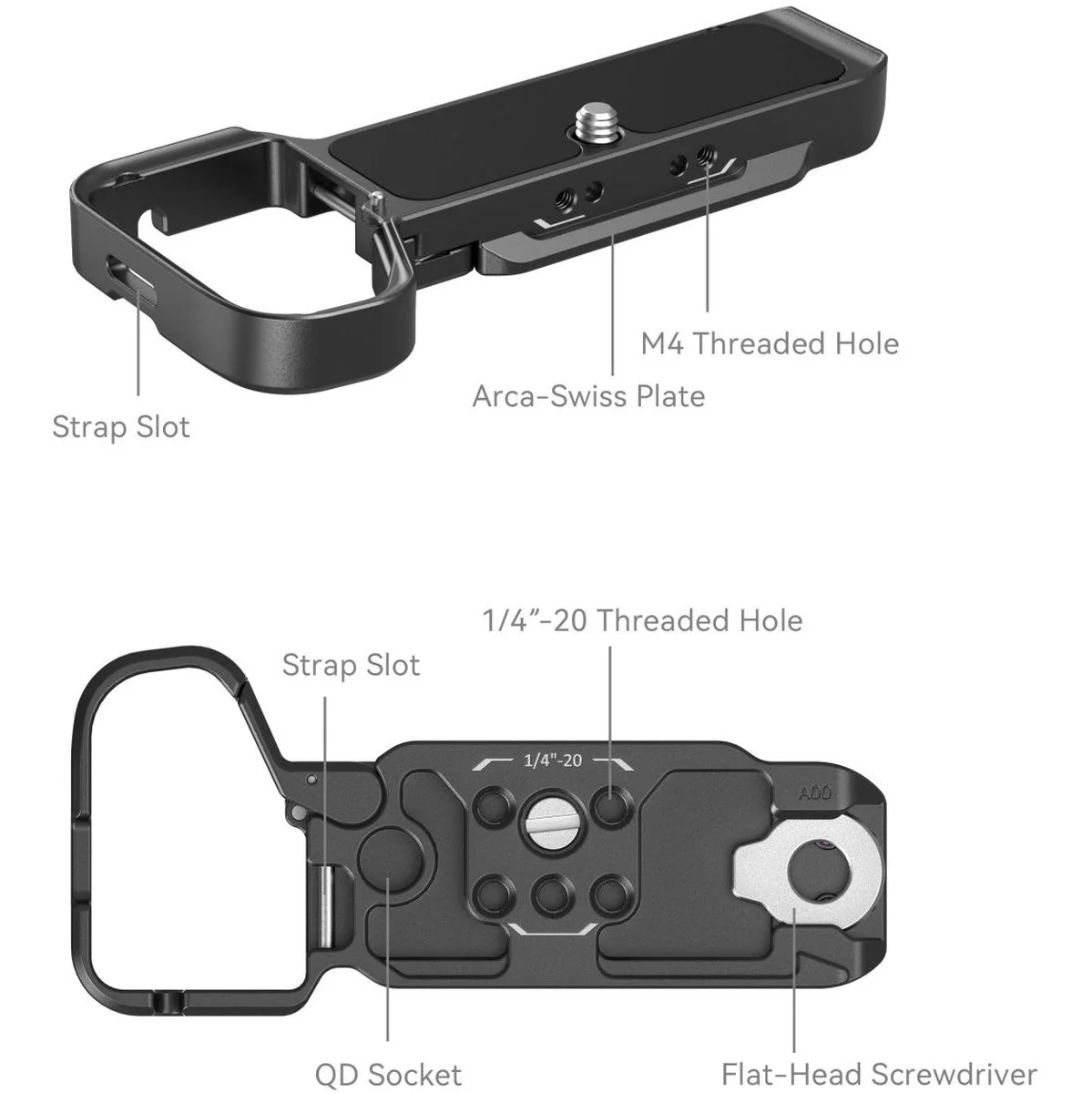 SmallRig 4438 Bottom Mount Plate For Sony Alpha 7C II / Alph - Image 3
