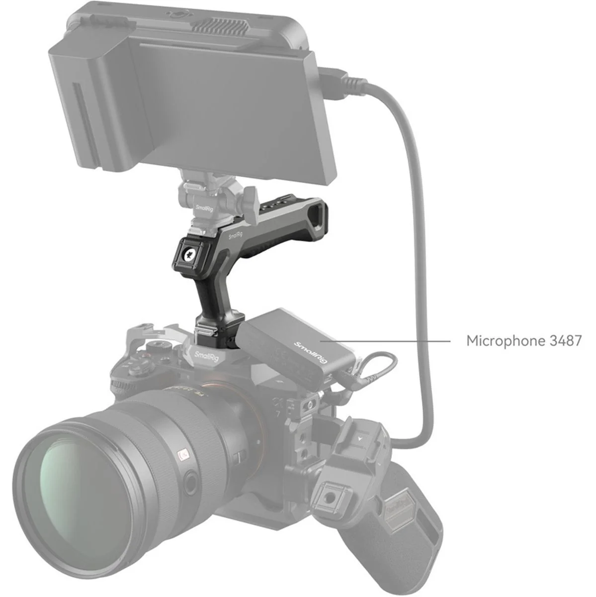SmallRig 4483 Hawklock H21 Quick Release Top Handle Kit - Image 2