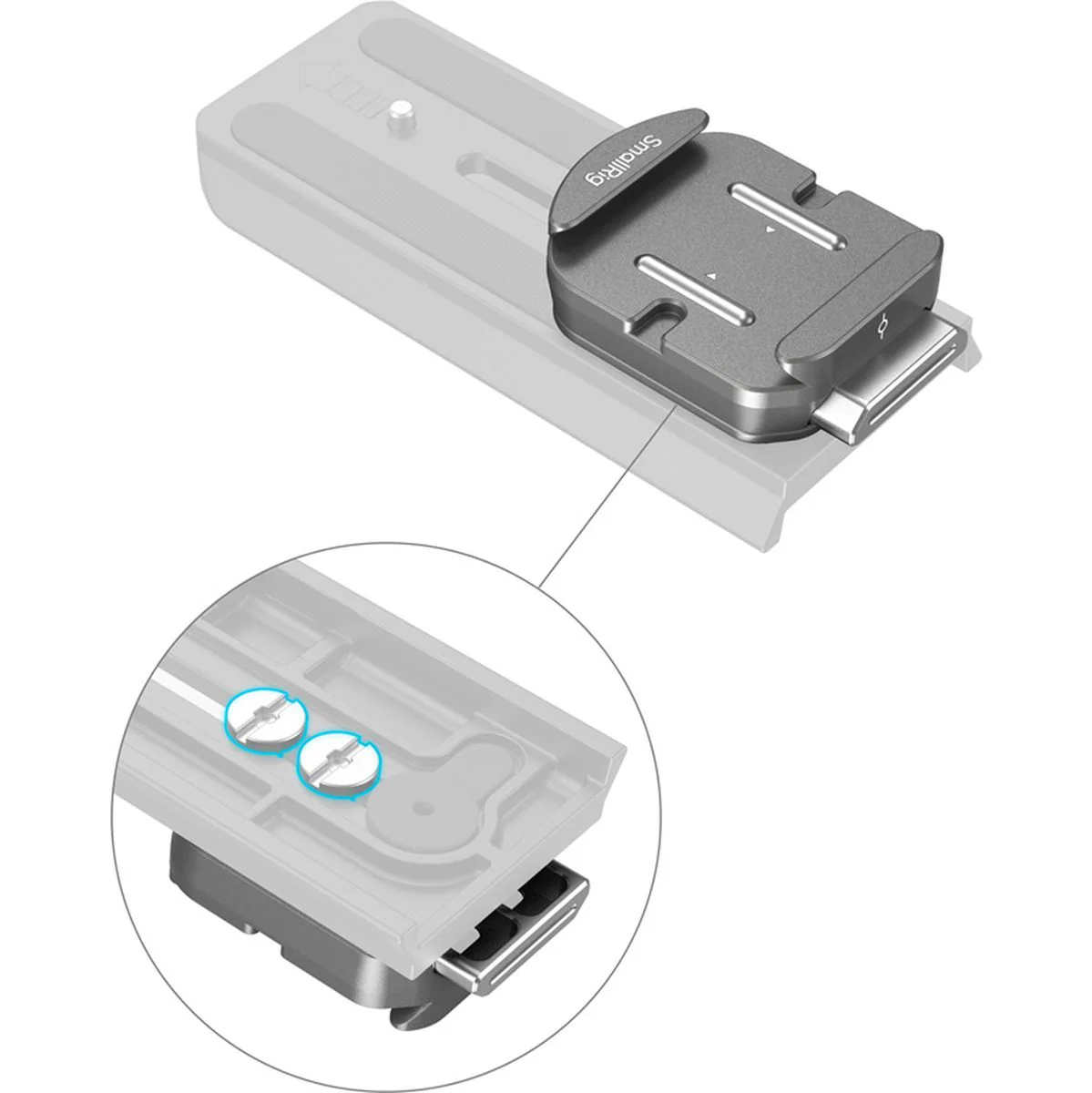 SmallRig 4486 Hawklock H38 Arca Swiss Quick Release Mount Pl - Image 2