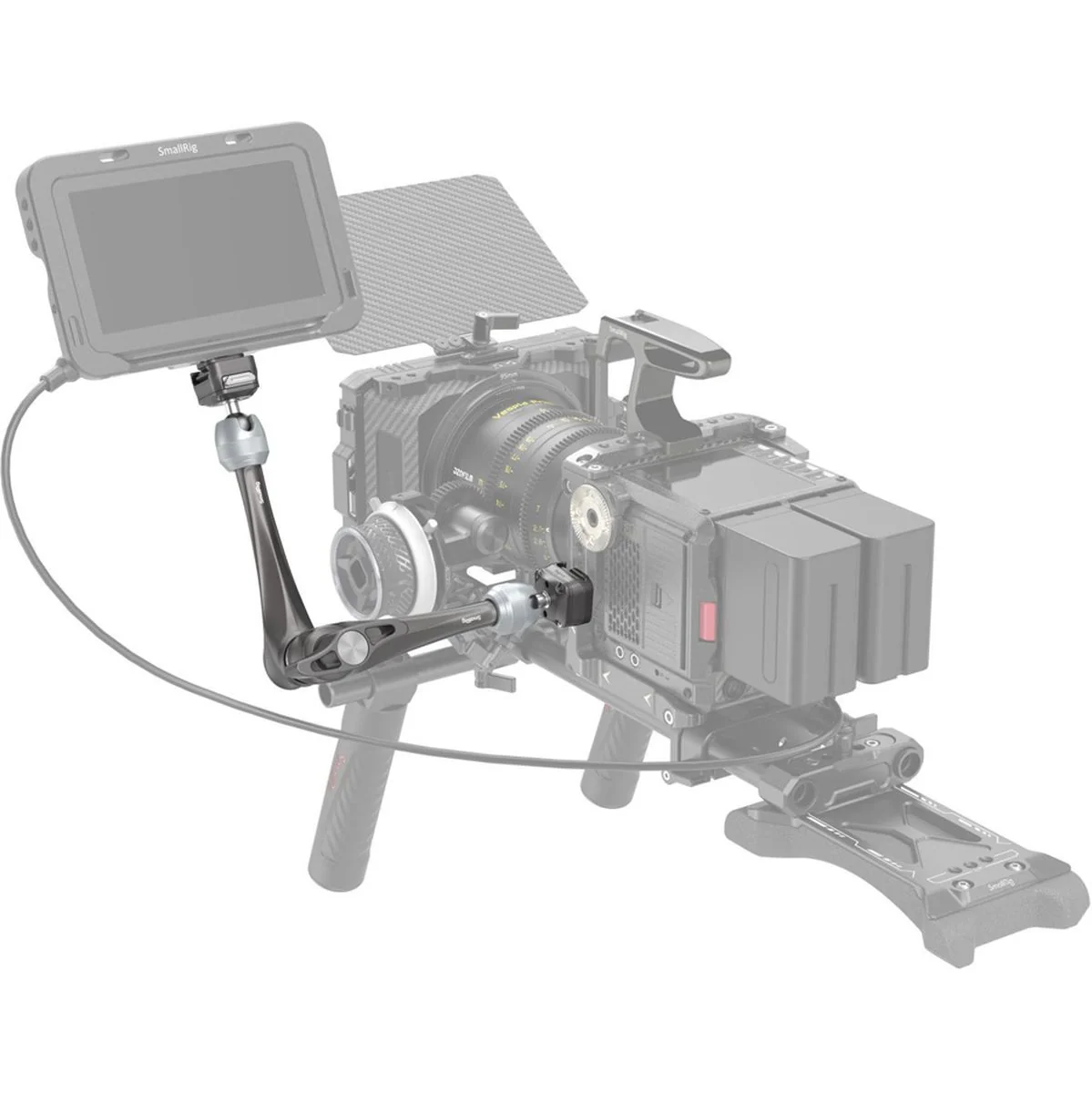 SmallRig 4489 Hawklock H21 Quick Release Rosette Magic Arm ( - Image 2