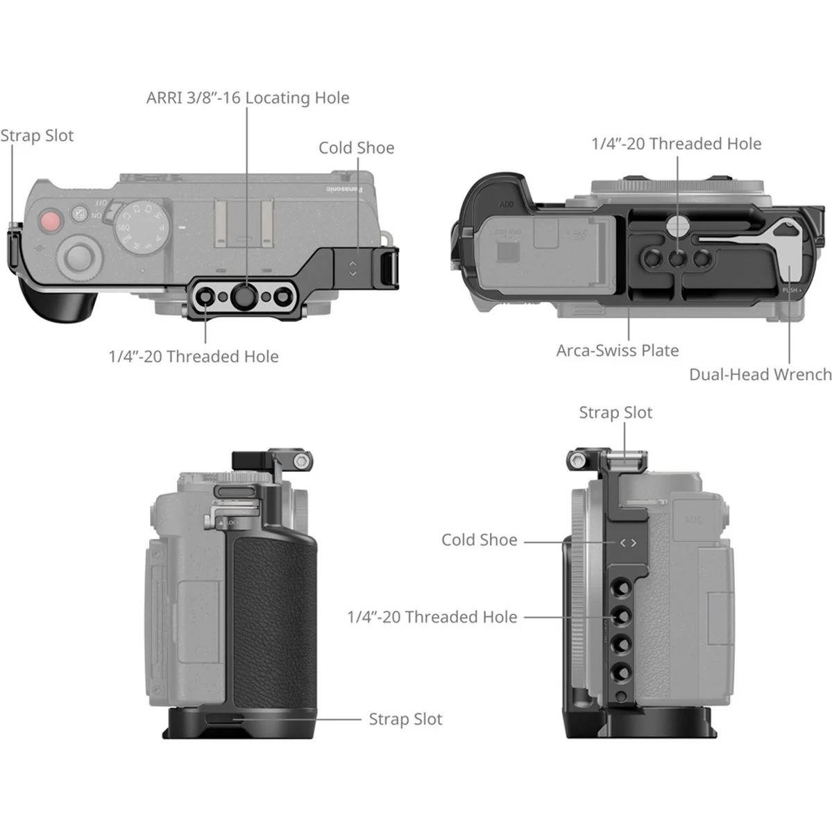 SmallRig 4515 Cage For Panasonic LUMIX S9 - Image 3