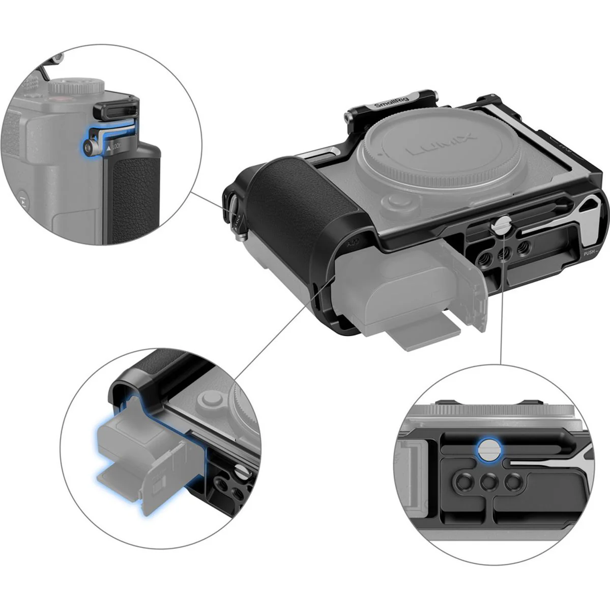 SmallRig 4515 Cage For Panasonic LUMIX S9 - Image 4