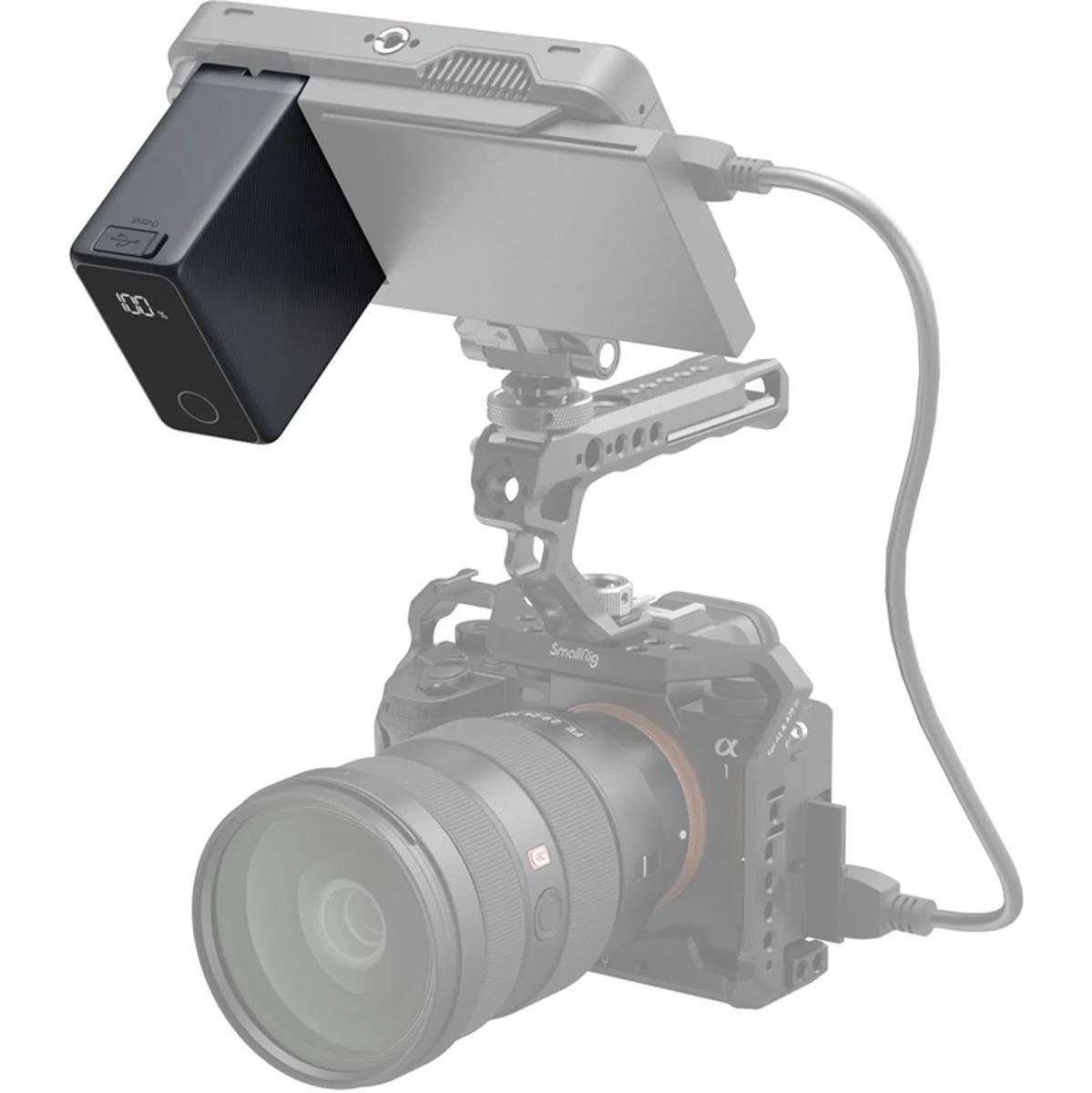 SmallRig 4576 NP-F970 USB-C Rechargeable Camera Battery (Ora - Image 3