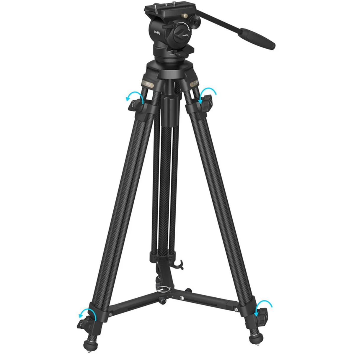SmallRig 4685 Lightweight Video Carbon Fiber Tripod Kit AD 5 - Image 3