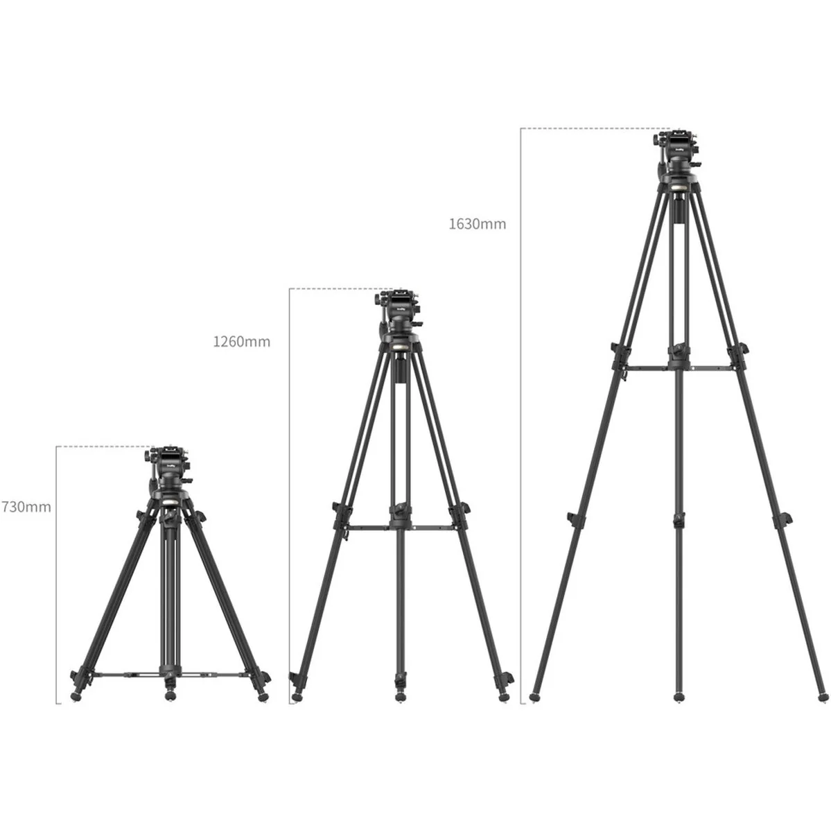 SmallRig 4685 Lightweight Video Carbon Fiber Tripod Kit AD 5 - Image 5