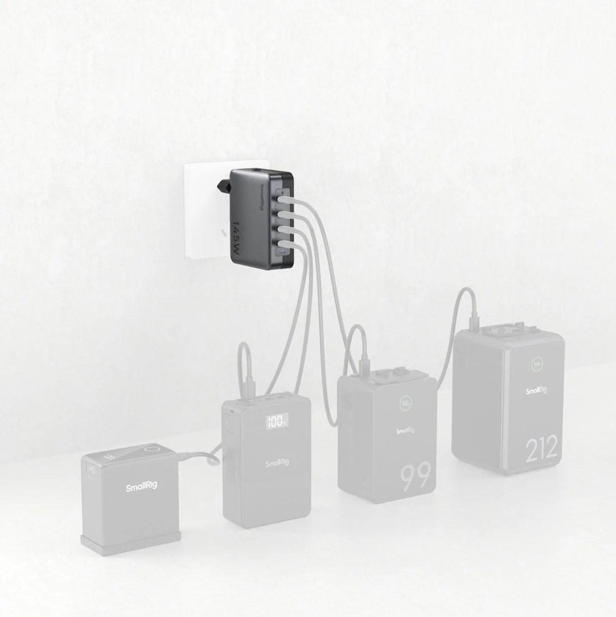 SmallRig 4748 145W 4 Port PD Power Adapter (EU Standard) - Image 3