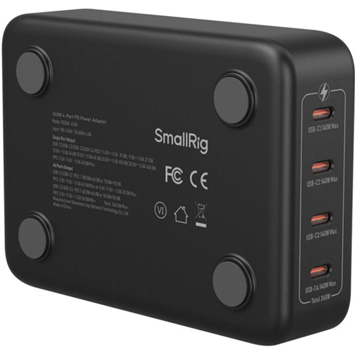 SmallRig 4752 240W 4 Port PD Power Adapter (EU Standard) - Image 5