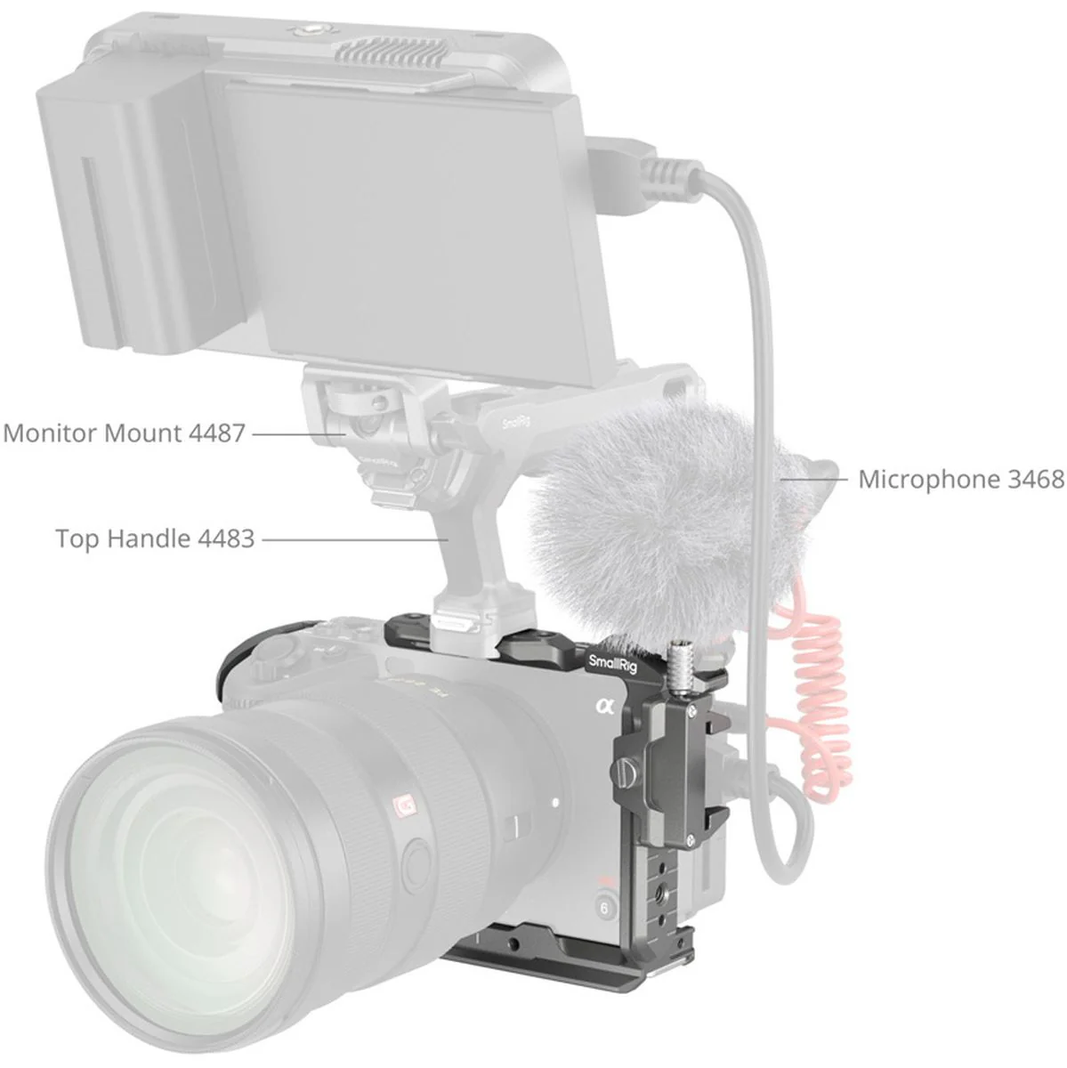 SmallRig 4770 Hawklock Quick Release Cage Kit For Sony FX3 / - Image 5
