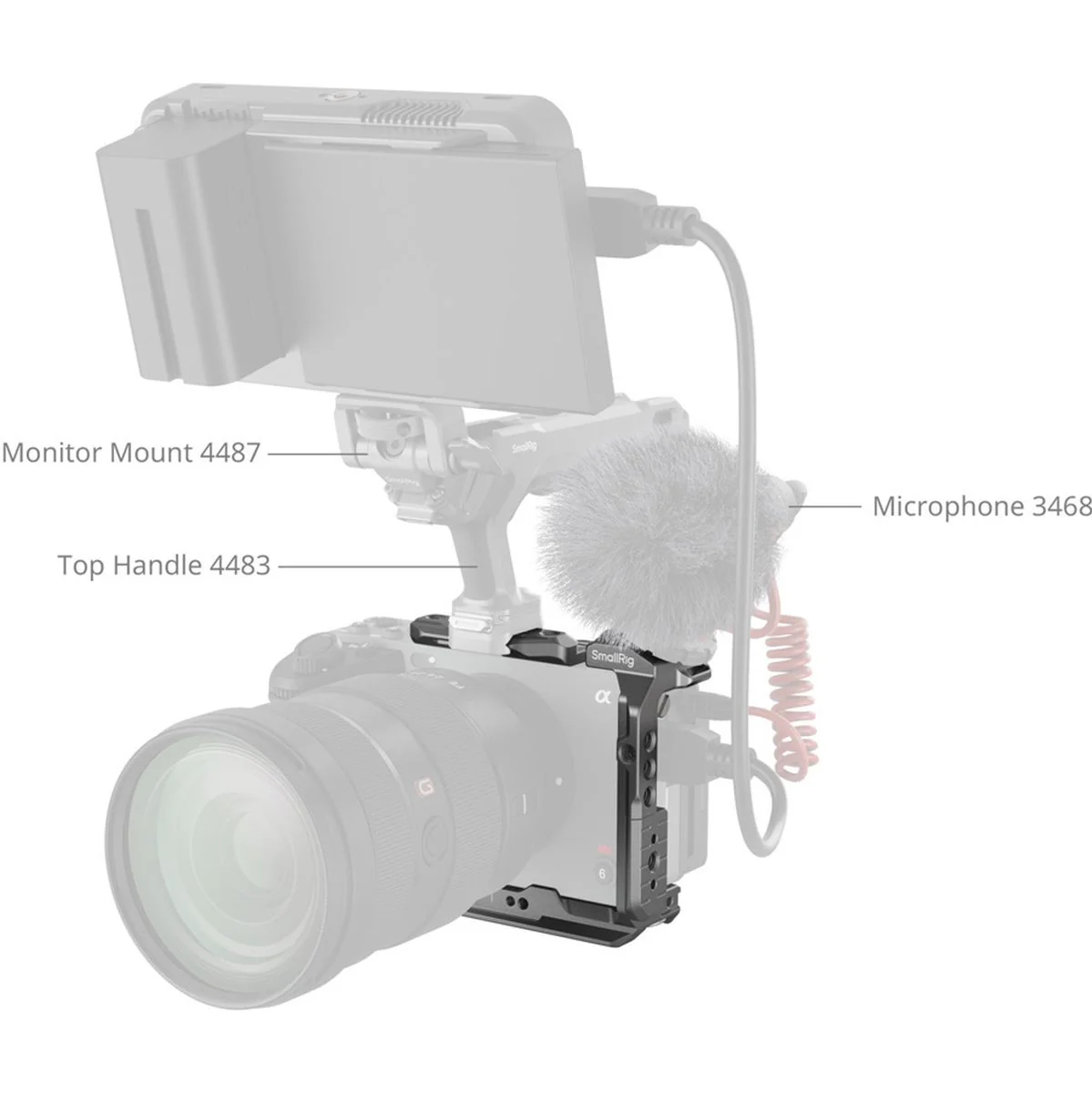 SmallRig 4772 Hawklock Quick Release Half Cage For Sony FX3 - Image 3