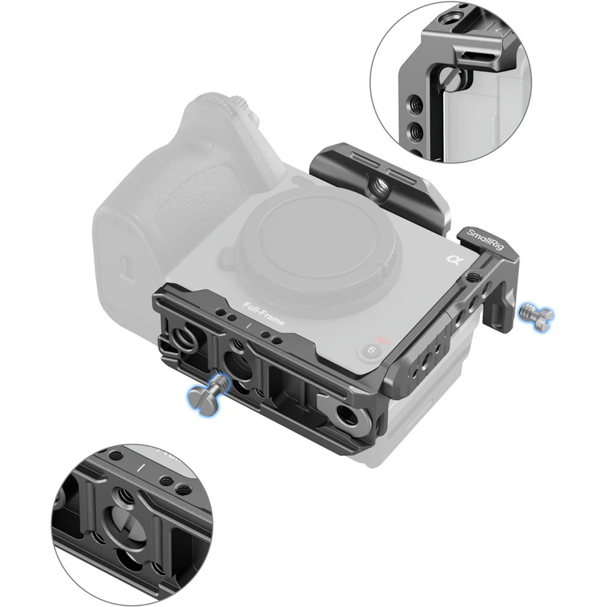SmallRig 4772 Hawklock Quick Release Half Cage For Sony FX3 - Image 4