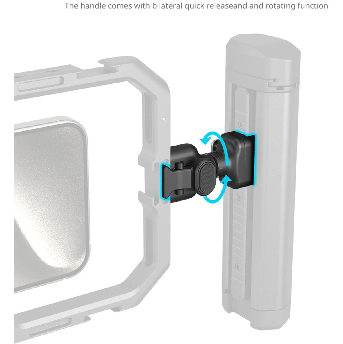 SmallRig 4842 Rotatable Bilateral Quick Release Side Handle - Image 3