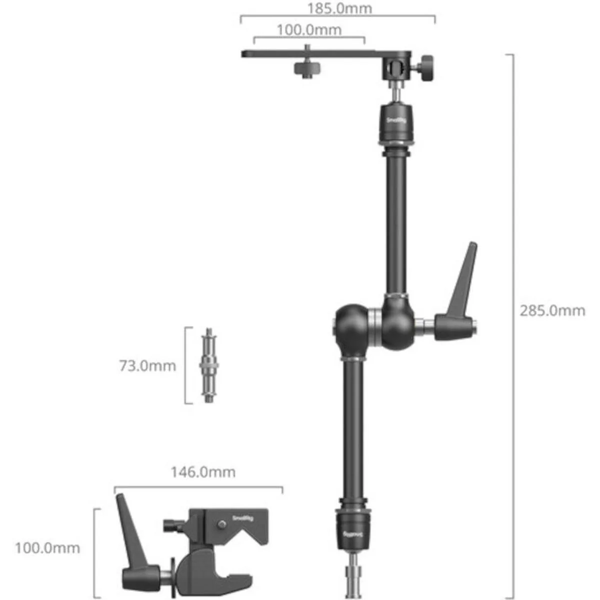 SmallRig 4862 Super Clamp Magic Arm Kit - Image 3