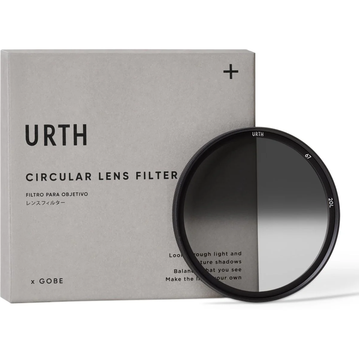 Urth 67mm Hard Graduated ND8 Lens Filter (Plus+)