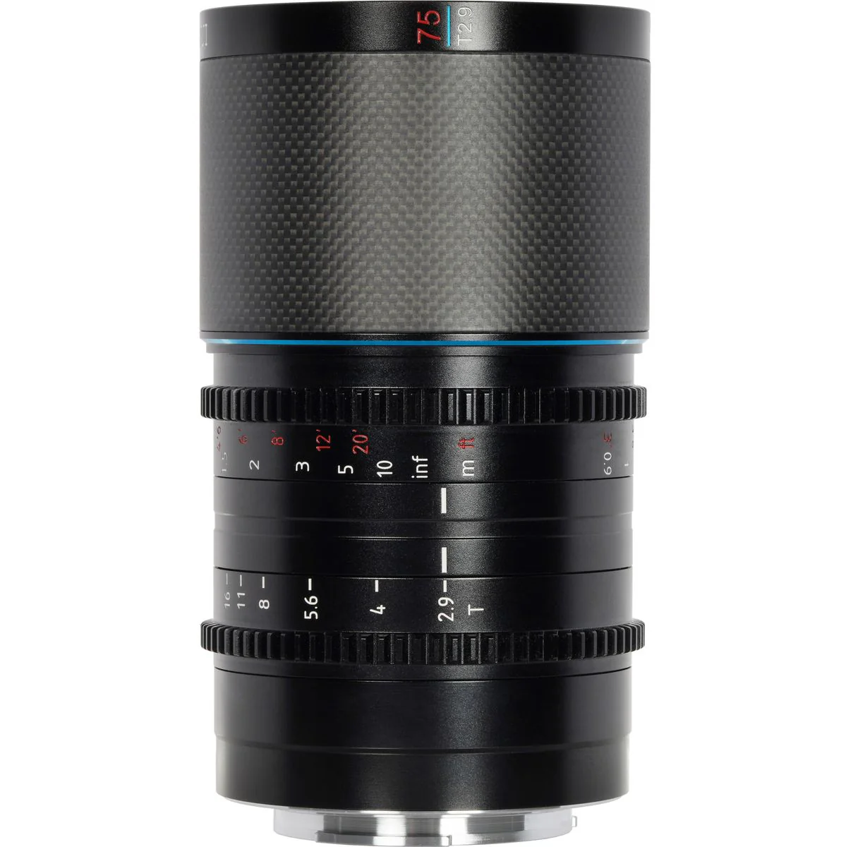 75mm T2.9 Neutral Flare 1.6X FF Anamorphic RF Mount (Carbon - Image 4