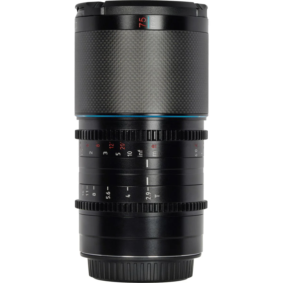75mm T2.9 Neutral Flare 1.6X FF Anamorphic RF Mount (Carbon - Image 5
