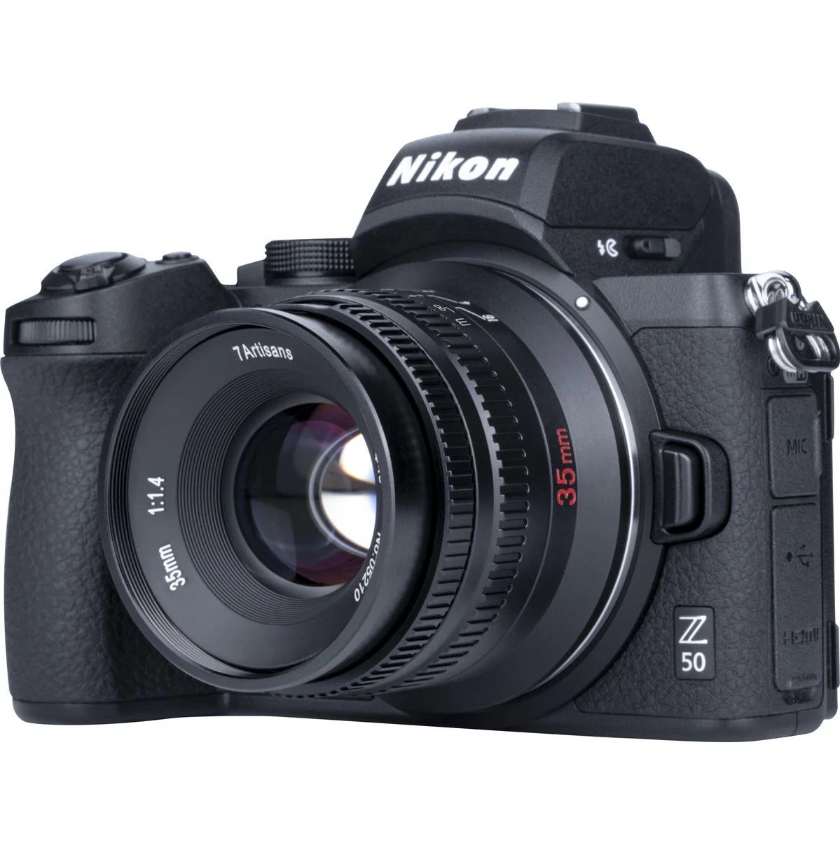 7Artisans 35mm f/1.4 Nikon Z-Mount | APS-C | Black - Image 2