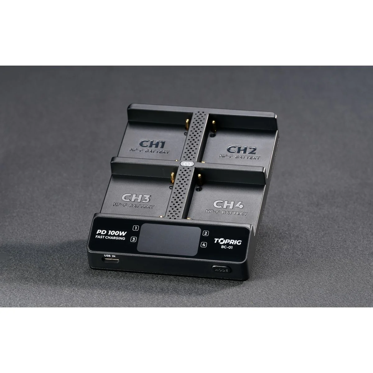 Accsoon Toprig 100W 4-BAY NP-F Fast Charger