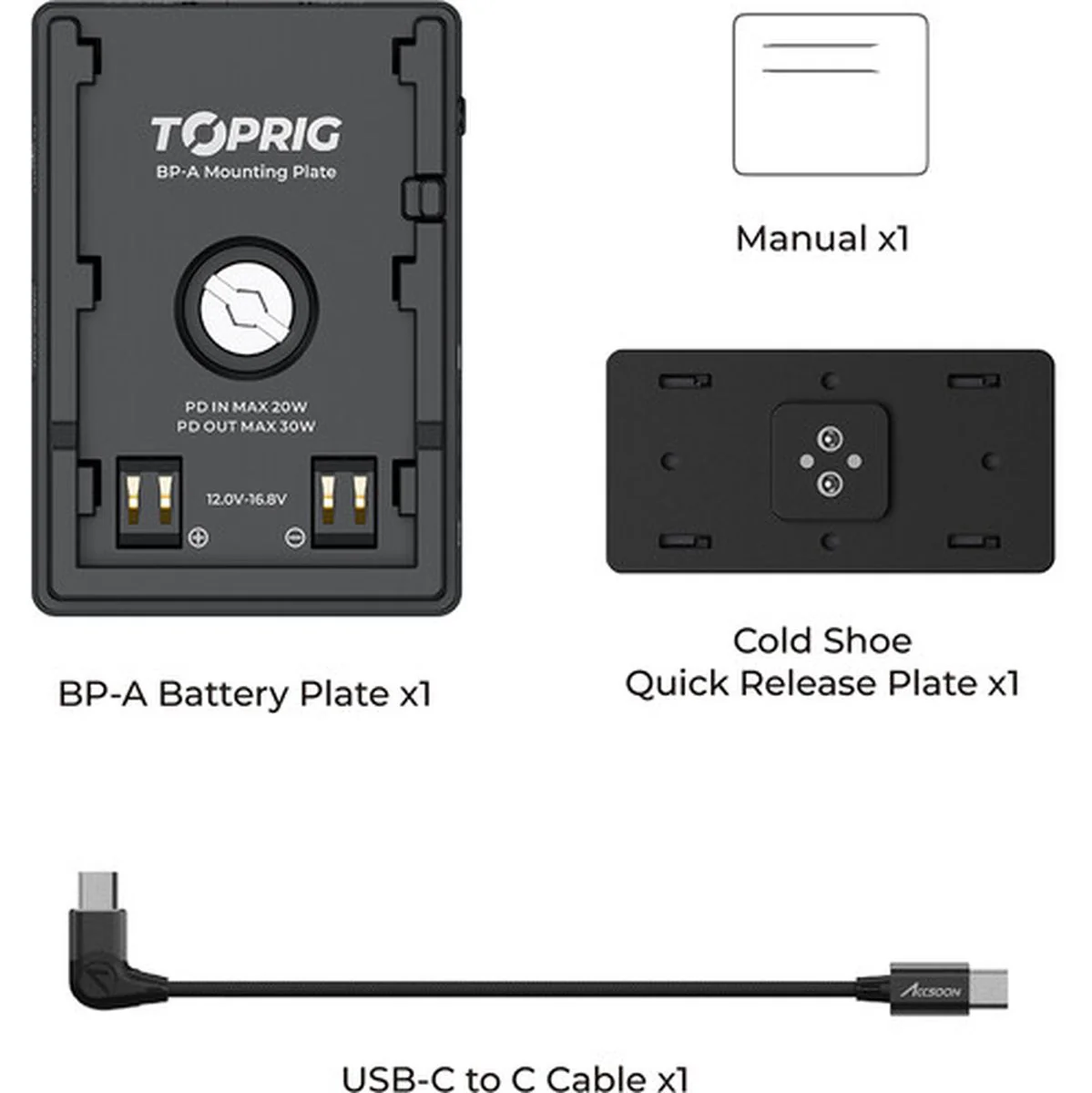 Accsoon Toprig BP-A Battery Plate - Image 2