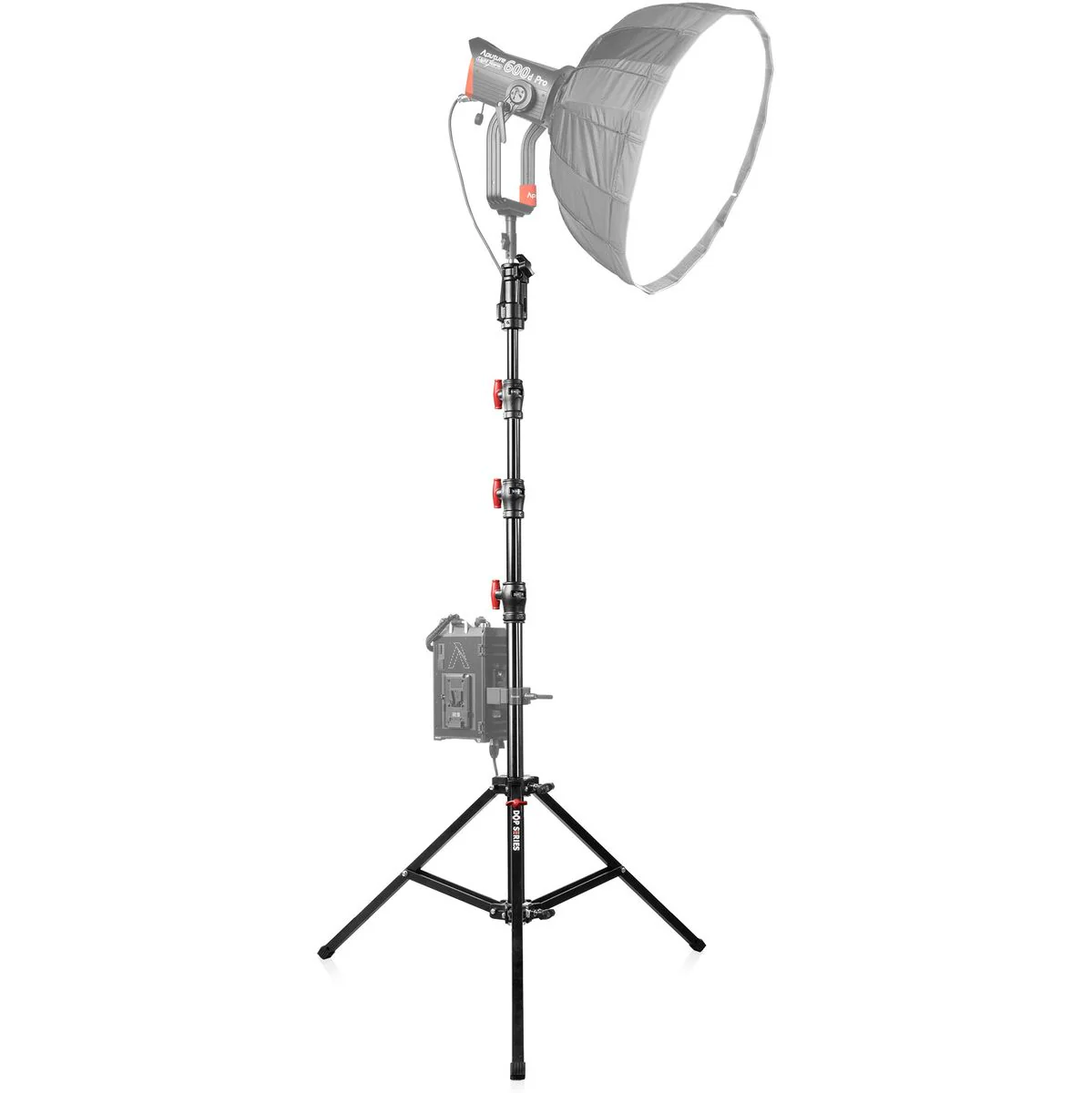 Shape Aluminum Triple Riser Black Combo Stand 14.75' - Image 3