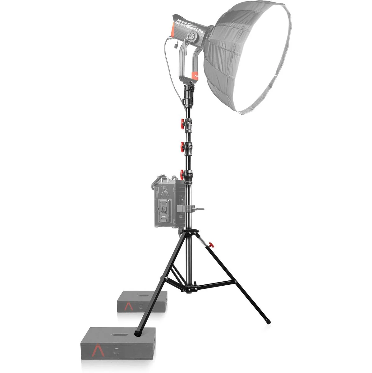Shape Aluminum Triple Riser Black Combo Stand 14.75' - Image 4