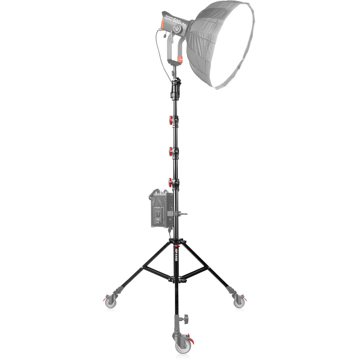 Shape Aluminum Triple Riser Black Combo Stand 14.75' - Image 5