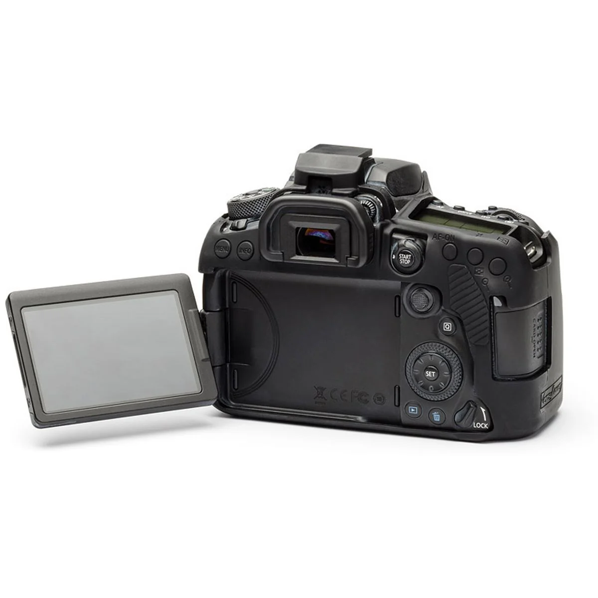 easyCover Body Cover For Canon 90D Black - Image 3