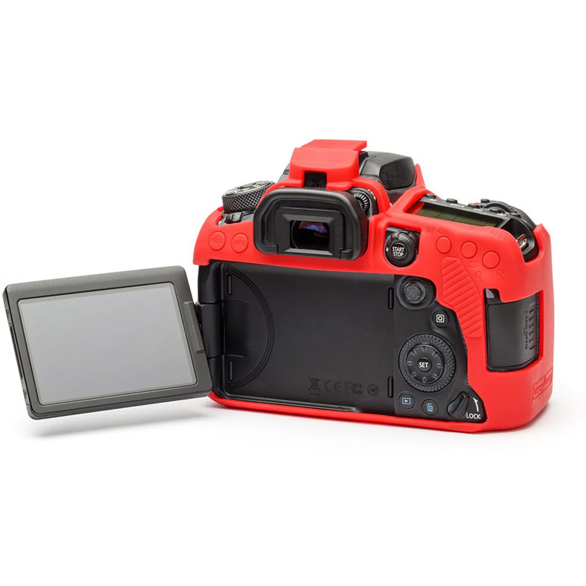 easyCover Body Cover For Canon 90D Red - Image 3