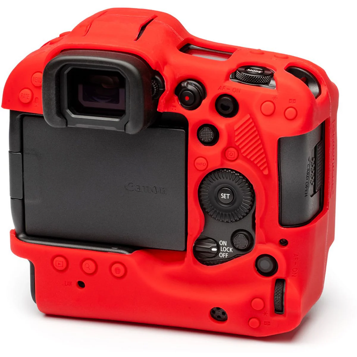 easyCover Body Cover For Canon R3 Red - Image 2