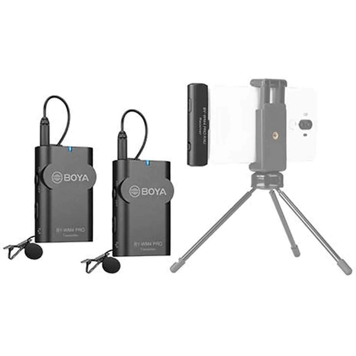 Boya 2.4 GHz Duo Lavalier WRLSS Mic BY-WM4 PRO-K6 (Android) - Image 4