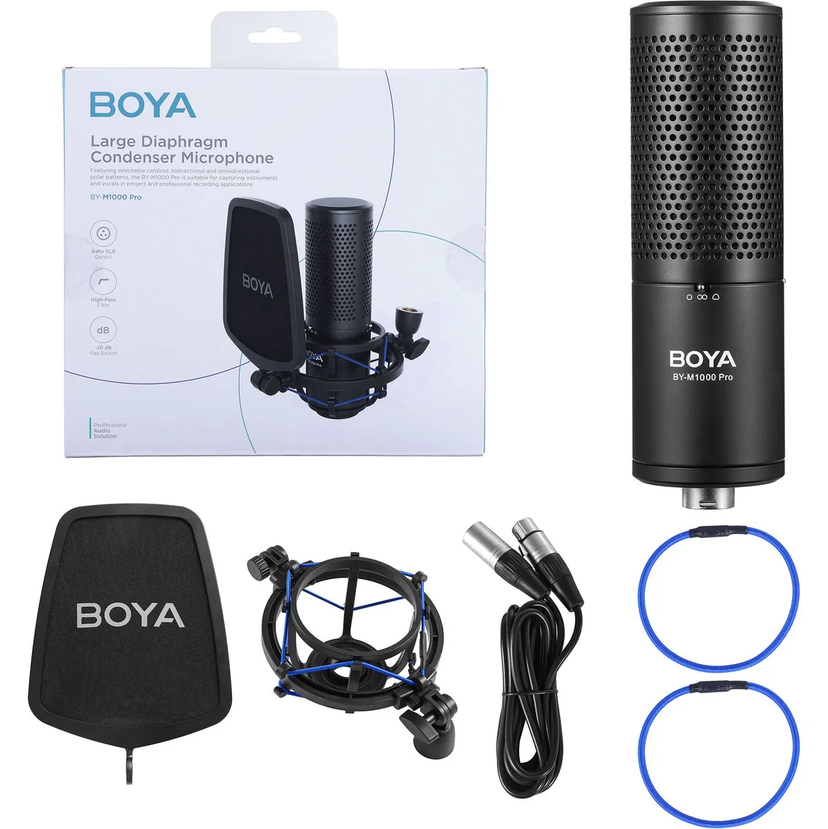Boya BY-M1000 Pro - Condenser Studio Recording Microphone - Image 2