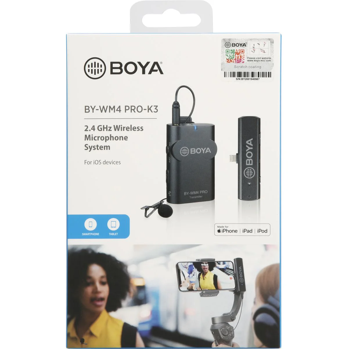 Boya BY-WM4 PRO-K3 Wireless Set For iPhone - Image 2