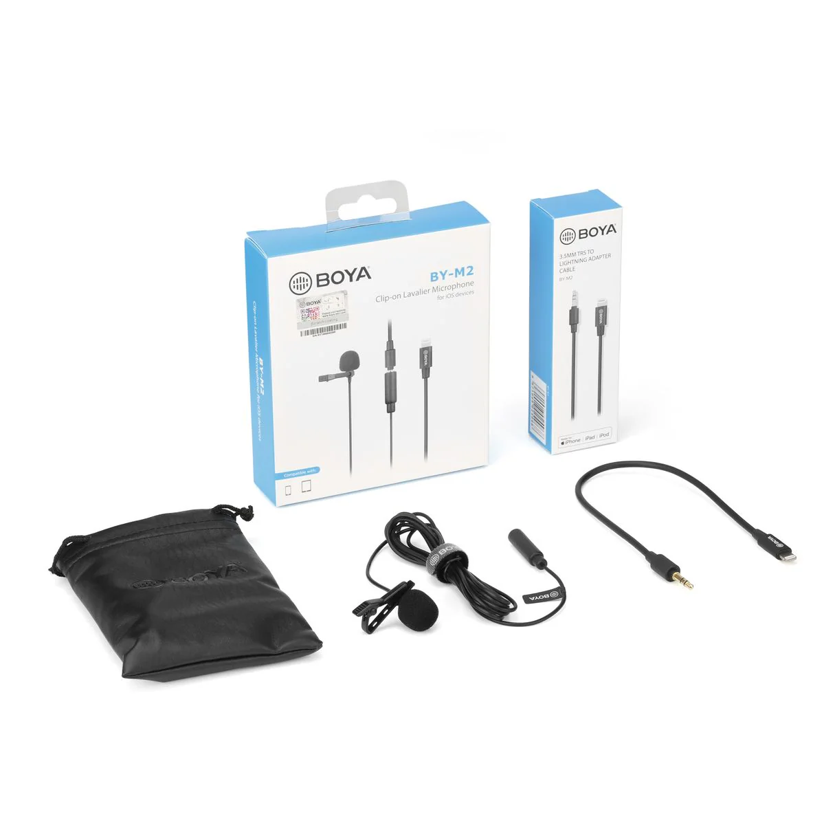 Boya Clip-On Lavalier Microphone BY-M2 For iOS - Image 2
