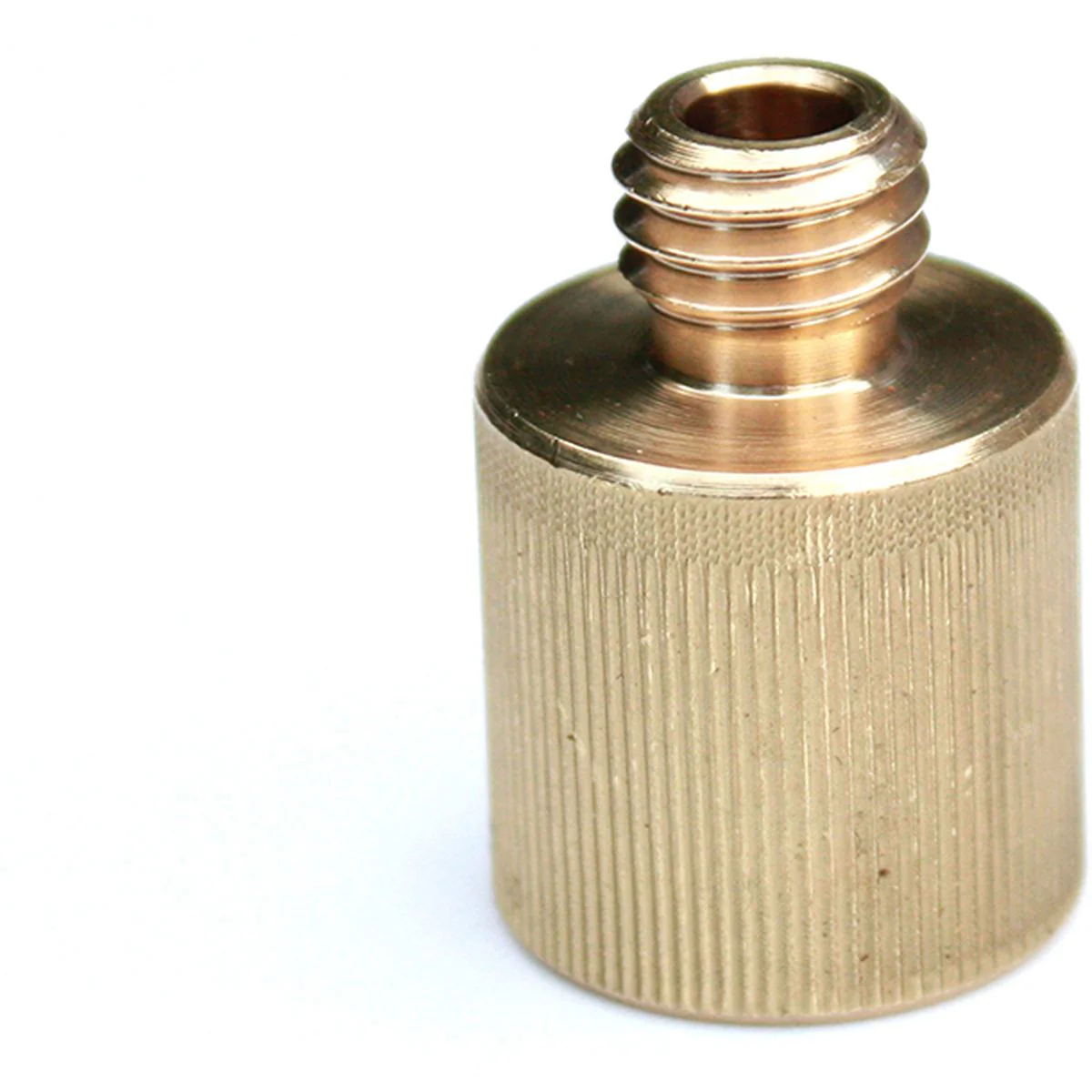 Rycote Brass 3/8" M To 5/8" F Screw Adaptor - Image 2